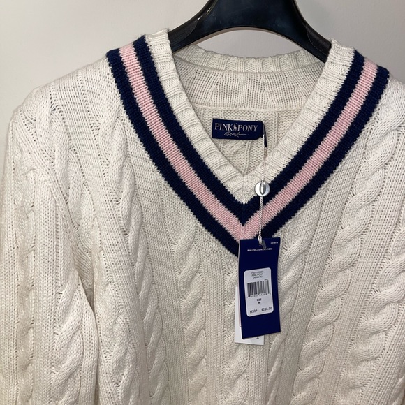 Ralph Lauren | Sweaters | Ralph Lauren Pink Pony Cricket Sweater Size  Medium | Poshmark